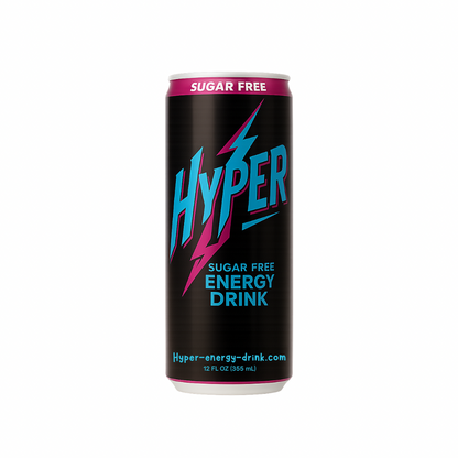 HYPER Energy Drink – Sugar Free (12 oz)